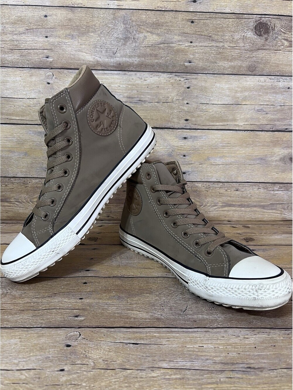 Converse Unisex All Star 149393C Taupe Casual Sneakers Size 8.5 M/ 10.5W